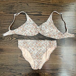 Garnet Hill Signature Bikini Top & Bottom - Like New